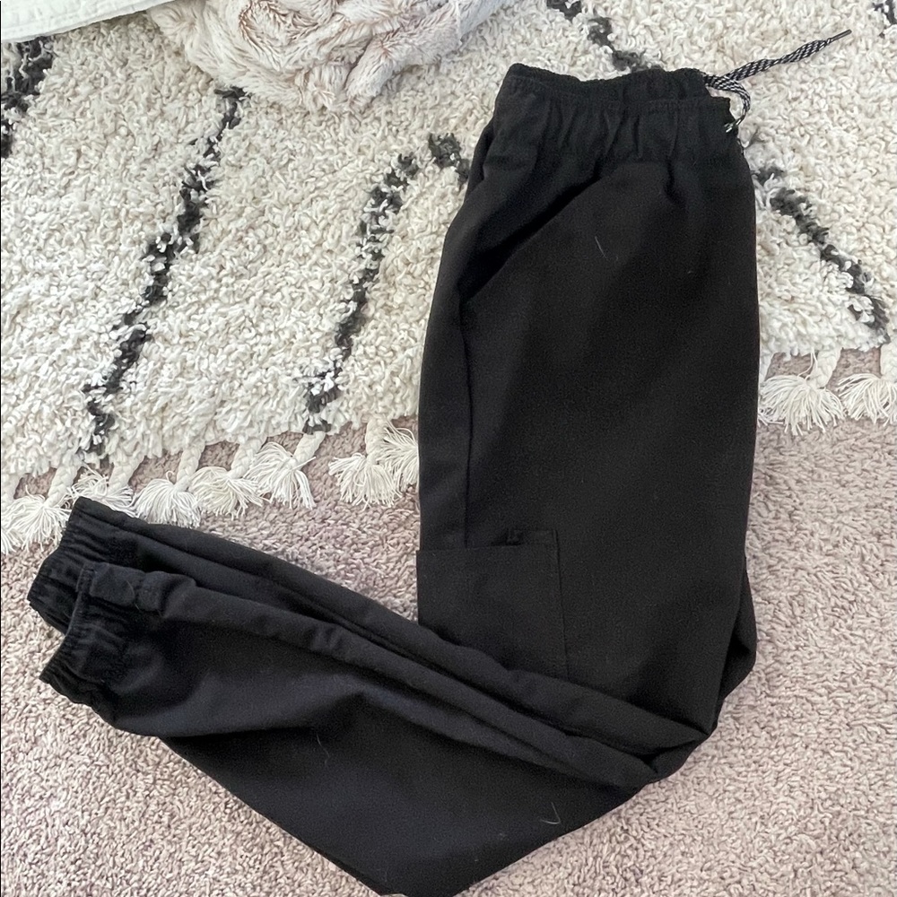Jaanuu Black Scrub Bottoms